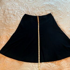 Grace Elements Black A-Line Flared Skirt